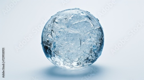 crystal ball on white background