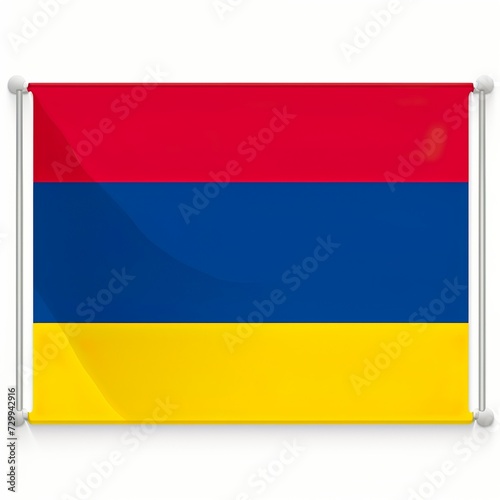 Colombian National Flag colors banner 