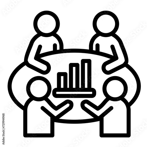Collaboration Table Icon