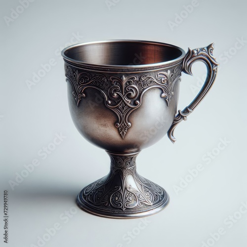 antique silver wine bowl