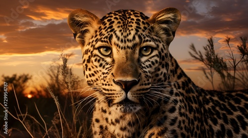 leopard in the jungle 