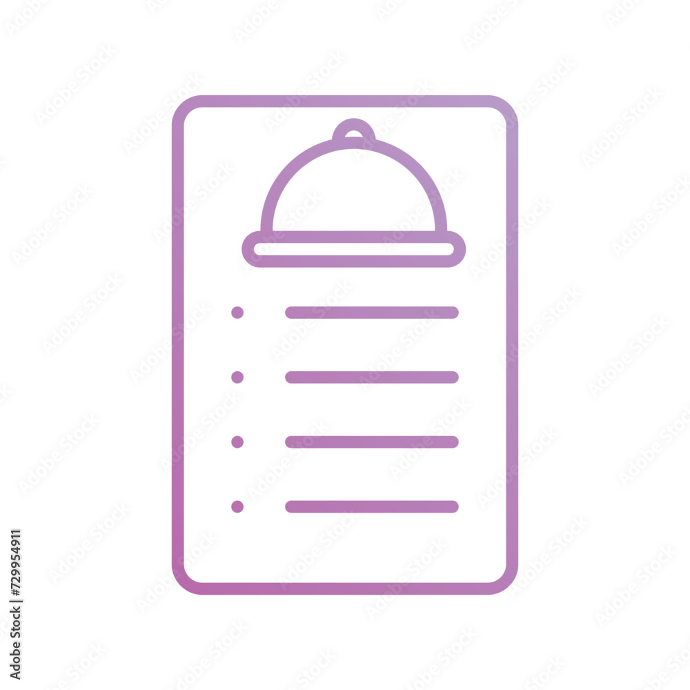 manu icon with white background vector stock illustration manu icon with white background vector stock illustration