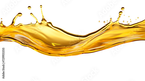 An oil splash isolated on white background png image
