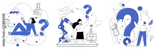 Business modeling vector illustration. Planning is anchor securing ship business in unpredictable waters marketing evolution Strategic modeling is roadmap leading organizations to treasure chest