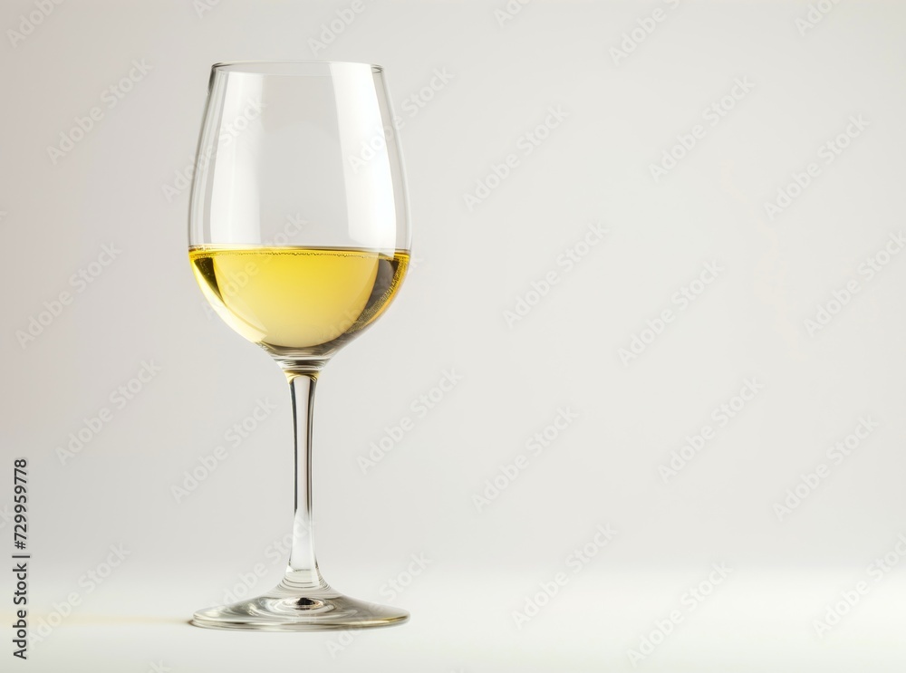 glass of white wine with copy space glass of white wine with copy space