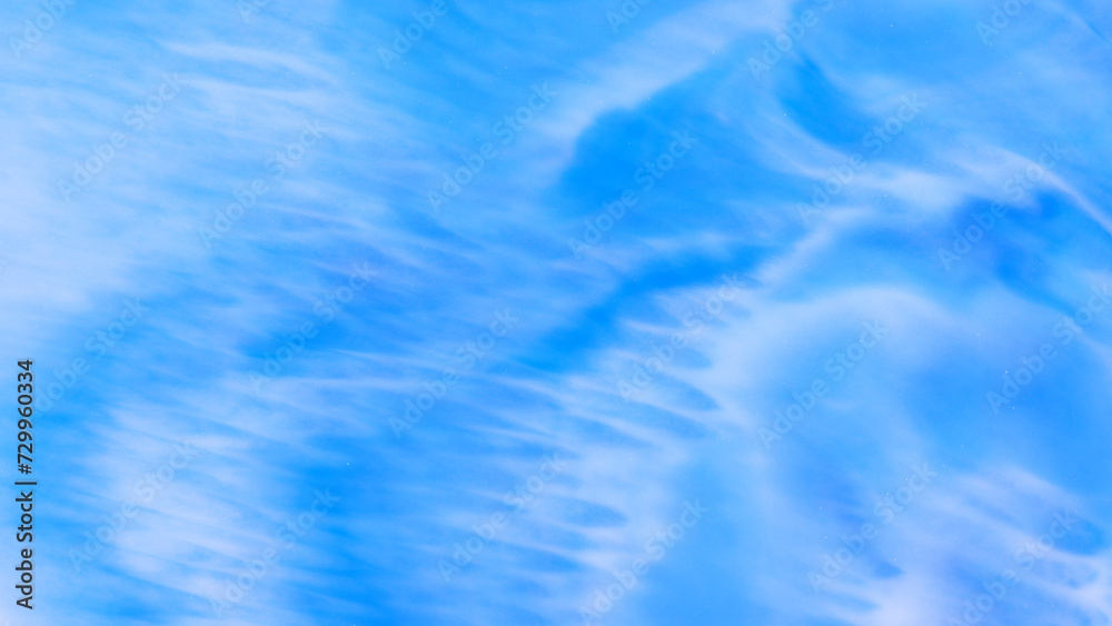 Liquid Blue Colors Flowing Abstract Background