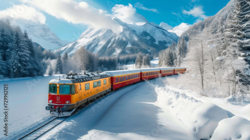一面の雪と鉄道 © Rossi0917