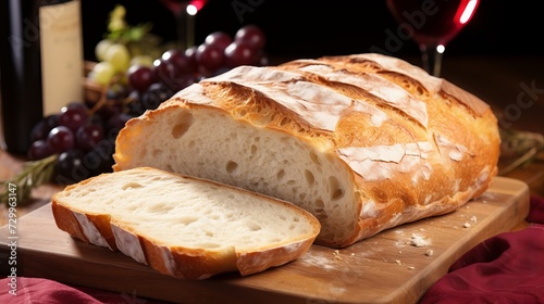 Artisan homemade sourdough bread food photography recipe idea for baking enthusiasts