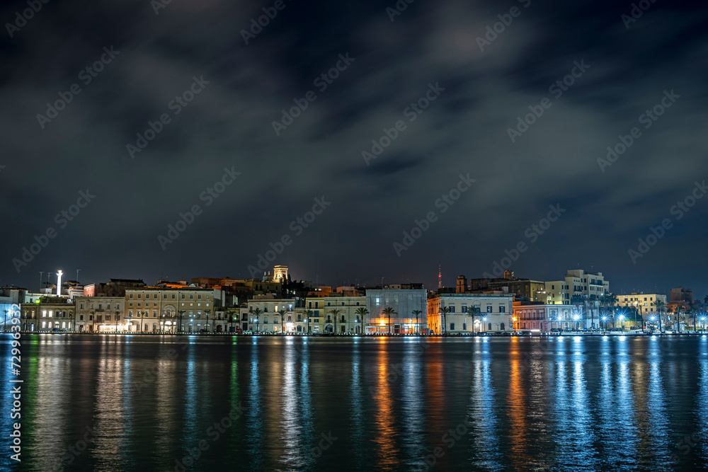 Brindisi, Brindisi province, Puglia, Italy, view of the city waterfront