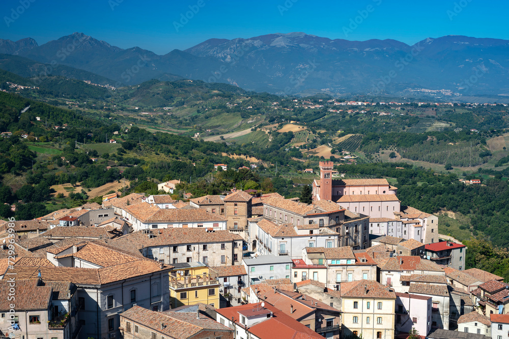San Marco Argentano, Cosenza district, Calabria, Italy, view of the village