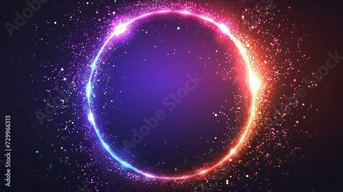 Colorful magic stars Circle