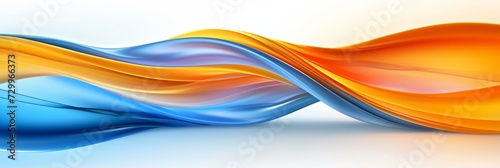 Colorful abstract wave lines background for keynote or presentation design on light backdrop