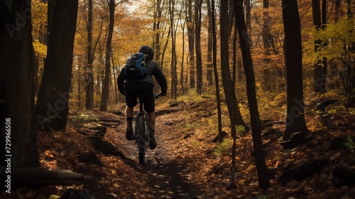 Exploring new trails during the crisp days of autumn