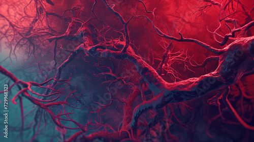 Blood vessels photo