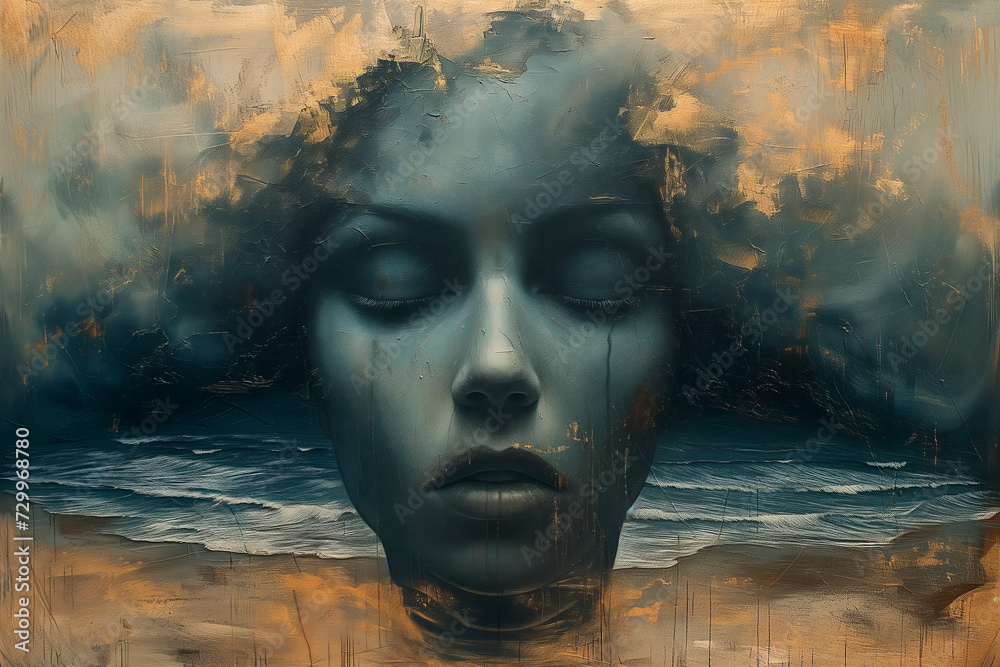 Anxiety, fear, depression. The person is alone outside with their own thoughts. Loneliness, anxiety and fear tear at the human soul. Anxiety, fear, depression. The person is alone outside with their own thoughts. Loneliness, anxiety and fear tear at the human soul.