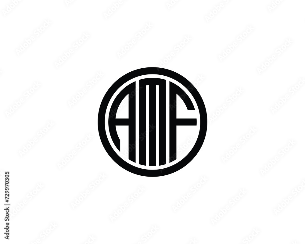 AMF Logo design vector template AMF Logo design vector template