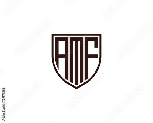 AMF Logo design vector template