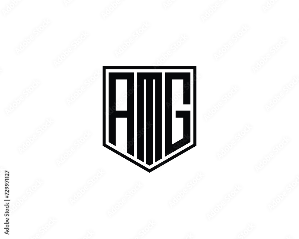 AMG Logo design vector template