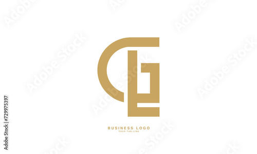 GL, LG, G, L;, Abstract Letters Logo Monogram