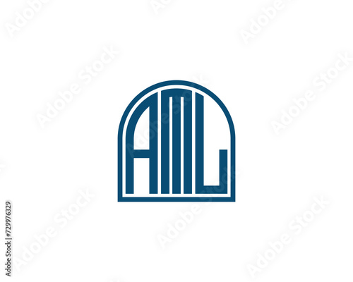AML Logo design vector template
