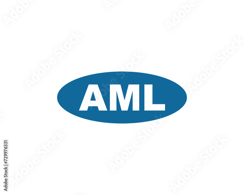 AML Logo design vector template