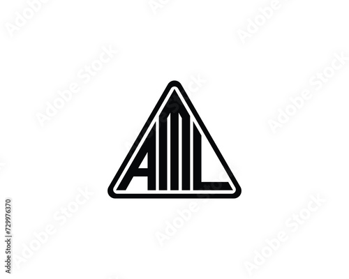 AML Logo design vector template