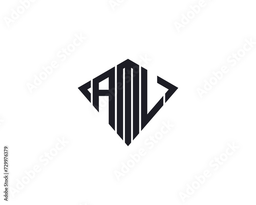 AML Logo design vector template