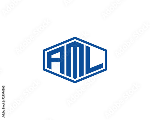 AML Logo design vector template