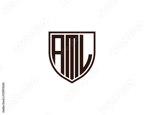 AML Logo design vector template