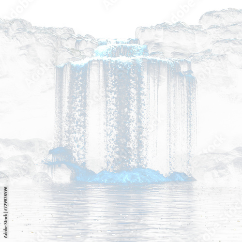 ice Waterfall winter effect motion