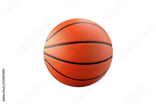 Premium Basketball Isolated On Transparent Background