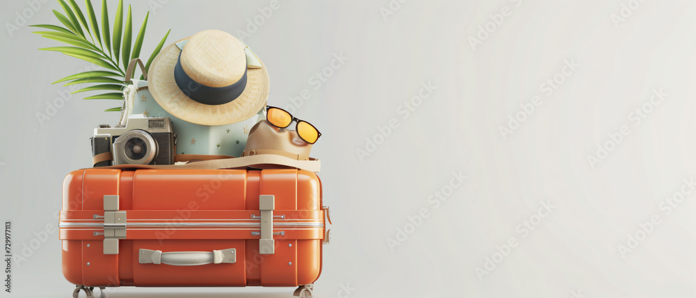 Floating suitcase