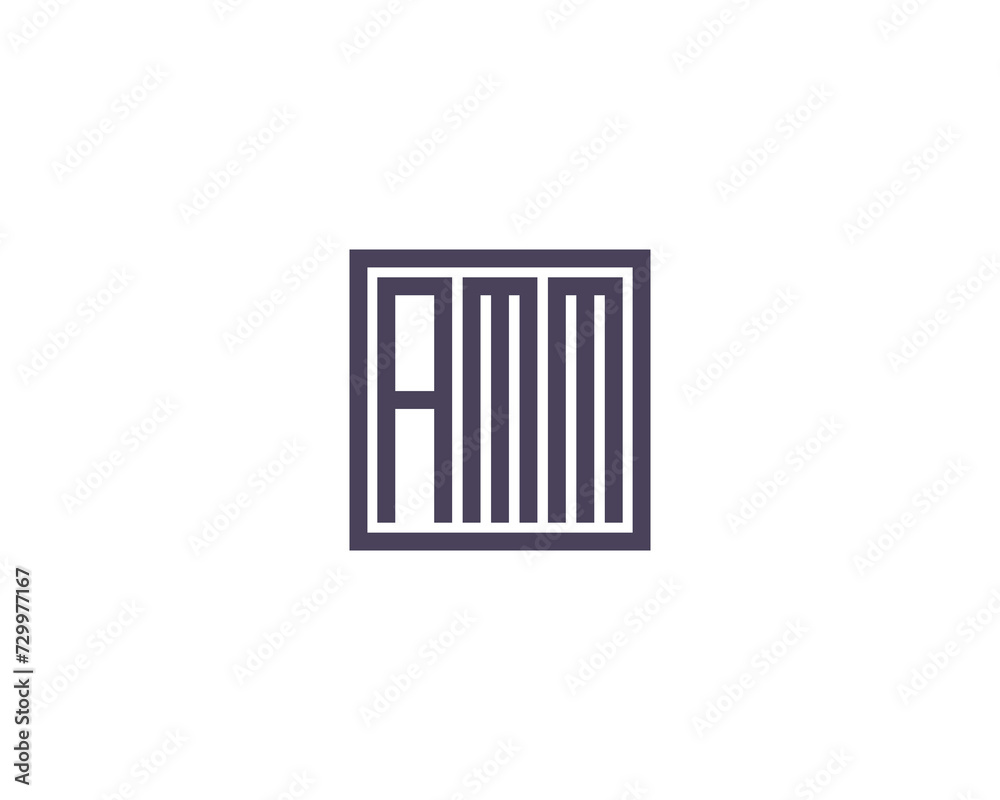 AMM Logo design vector template