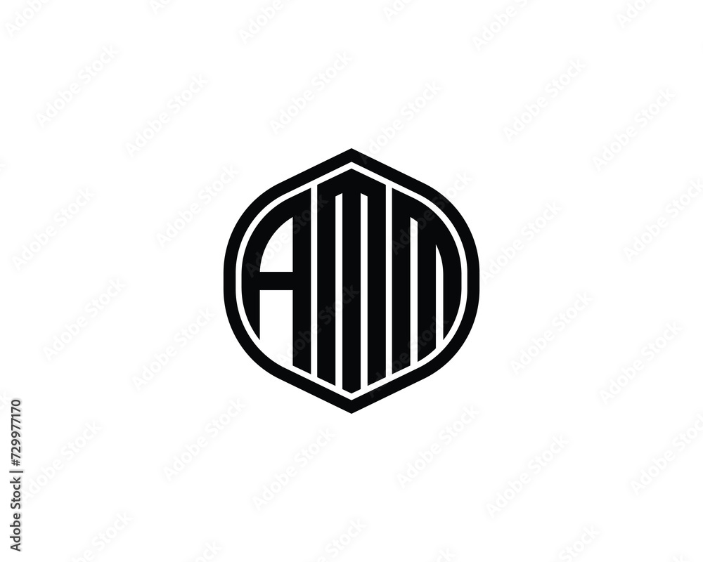 AMM Logo design vector template