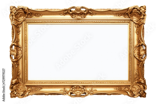 Picture Frame Isolated On Transparent Background