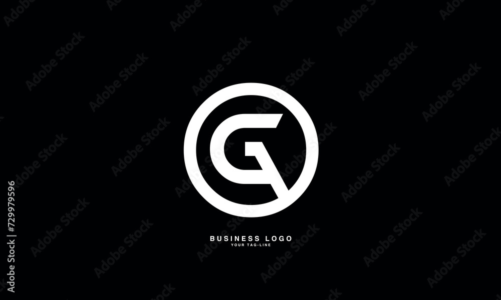 GO, OG, G, O, Abstract Letters Logo Monogram GO, OG, G, O, Abstract Letters Logo Monogram