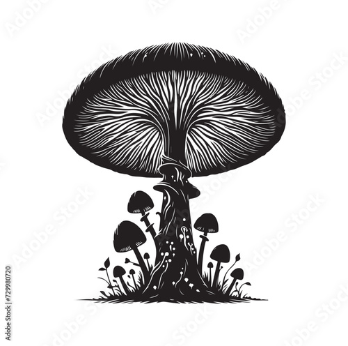 Mushroom icon vector illustration