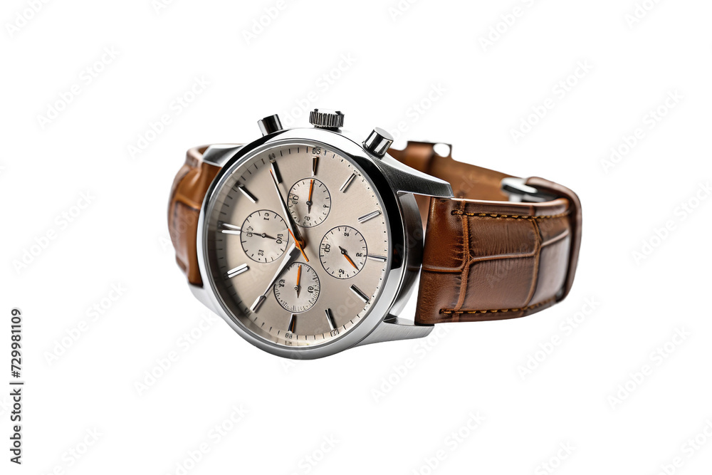 Luxury Watch Design Isolated On Transparent Background
