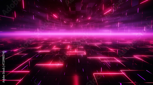 Gaming background vivid vaporwave pattern. Retrowave aesthetic synthwave texture abstract design. Eye-catching digital theme. Retrofuturism backdrop textured wallpaper patterned