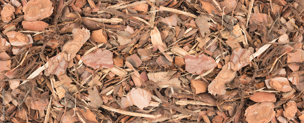 Chips of Pine Bark Background Chips of Pine Bark Background