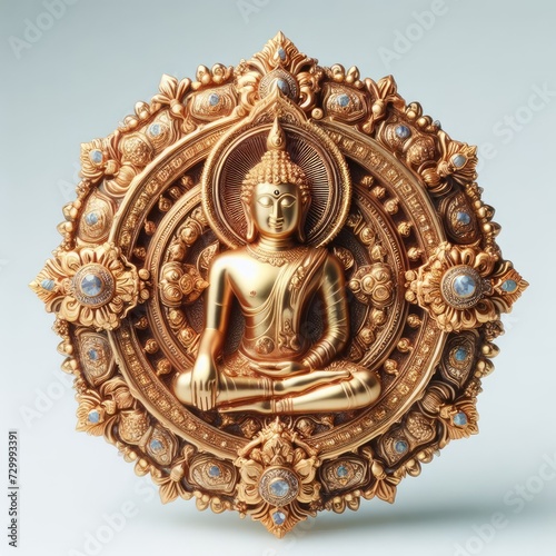 thai religious amulet of a small buddha with magical properties 