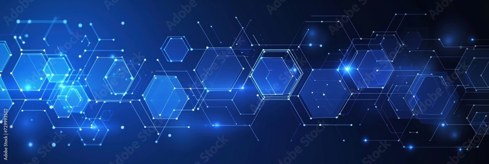 Dive into the intricacies of a vector hexagons pattern, offering a captivating geometric abstract background enhanced with minimalist hexagonal elements, tailored for technology banners, web wallpaper Dive into the intricacies of a vector hexagons pattern, offering a captivating geometric abstract background enhanced with minimalist hexagonal elements, tailored for technology banners, web wallpaper