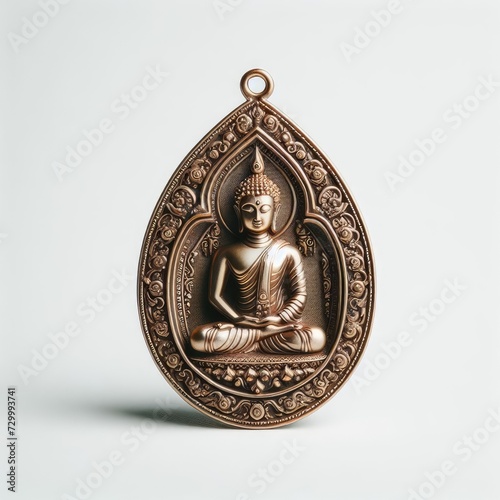 thai religious amulet of a small buddha with magical properties
