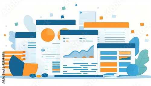 Document Management ROI Analysis, Depict the return on investment (ROI) of document management solutions with an image showing cost savings and efficiency gains over time, AI 