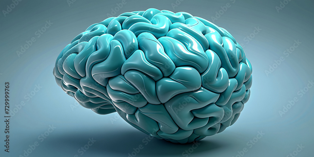 3d rendered illustration of a brain 3d rendered illustration of a brain