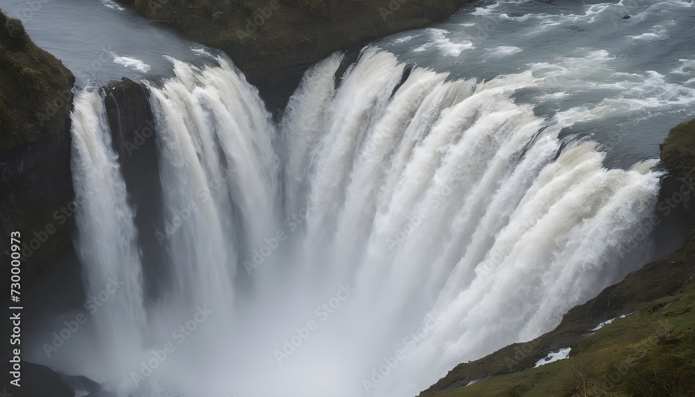 Fototapeta premium waterfall in the mountains