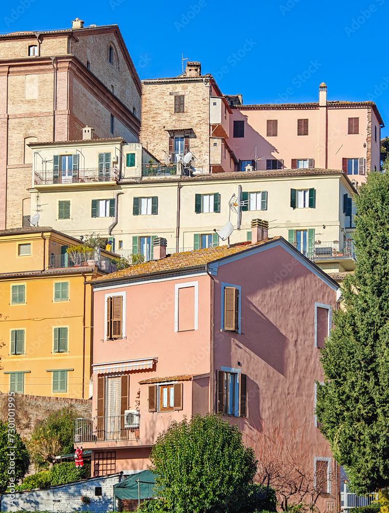 Jesi, Italy - one of the most tipycal villages of Marche region, Jesi displays a number of wonderful Old Town highlighted by medieval buildings and alleyways