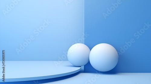 Minimalistic 3D rendered background with soft elements   minimalistic  3D rendered  soft background