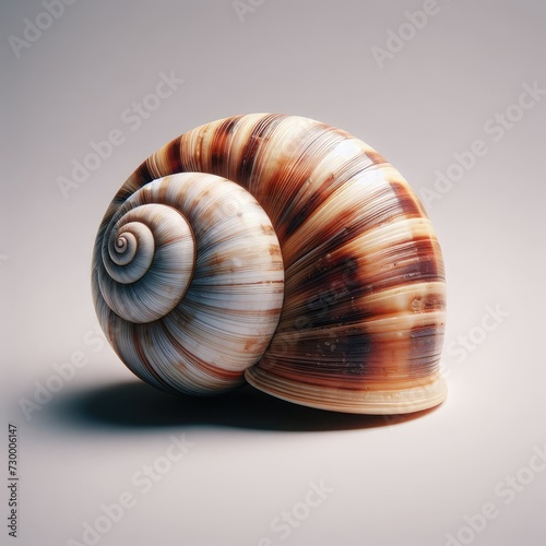 snail on white background 