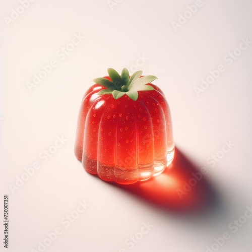 marmalade jelly with strawberries
